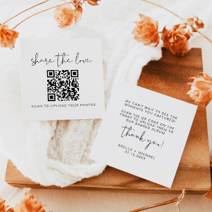 Cartões de Mesa com Código QR para Compartilhar o