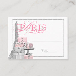 Cartões de Mesa de Acompanhante de Paris
