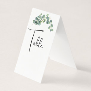 Cartões de Mesa de Casamento