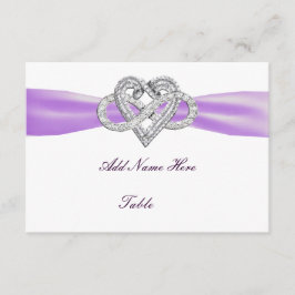Cartões de Mesa de Casamento Cardíaco Infinito Rox