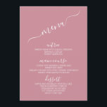 Cartões de Mesa de Casamento de Pastel minimalista<br><div class="desc">Menu de Casamento Mínimo Moderno de Pastel em Cor Rosa Rosa Selvagem Cor Elegante 5x7" Cartões de Menu de Mesa Negra Caligrafia Elegante Coma e Beba Menus de Casamento | Caligrafia Simples Menus De Casamento Russo, Menus De Casamento Russo, Menu De Casamento Floral, Menu De Mesa De Casamento, Cartões De...</div>