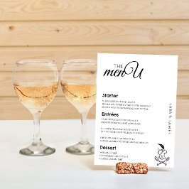 Cartões de Mesa de Casamento Elegante