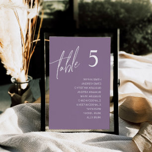 Cartões de Mesa de Casamento Minimalistas
