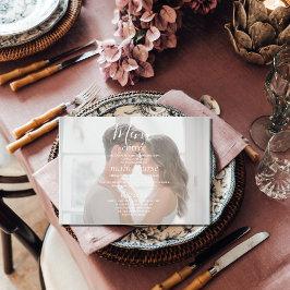 Cartões de Mesa de Casamento Personalizado Elegant