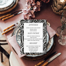 Cartões de Mesa de Casamento Personalizado Elegant