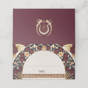 Cartões de Mesa de Casamento Vintage