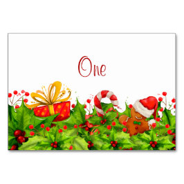 Cartões de Mesa de Convite para Férias