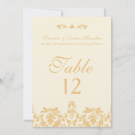 Cartões de Mesa Dourados, Antigos