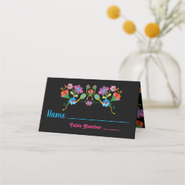 Cartões de mesa Embroiderme Mexicano Fiesta