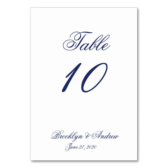 Cartões de Mesa Náutica Brancos (Frente)