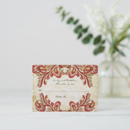 Cartões de Mesa Vintley Damask