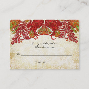 Cartões de Mesa Vintley Damask