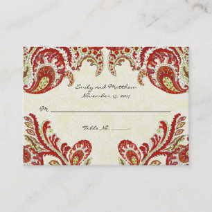 Cartões de Mesa Vintley Damask