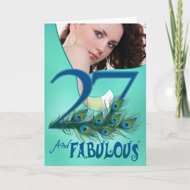 Cartões de modelo de aniversário 27 (Frente)