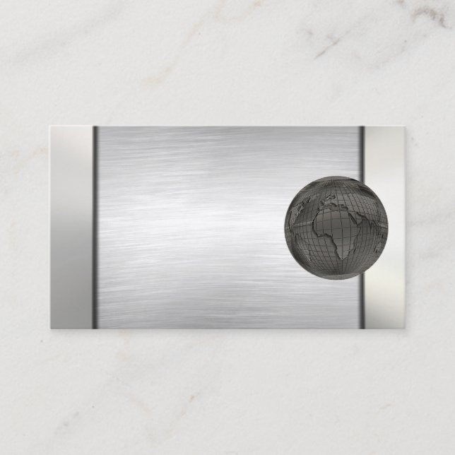 Cartões de mundo empresarial (Frente)