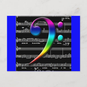 Cartões de música e adesivos