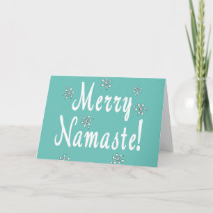 Cartões de Namaste Feliz de Natal