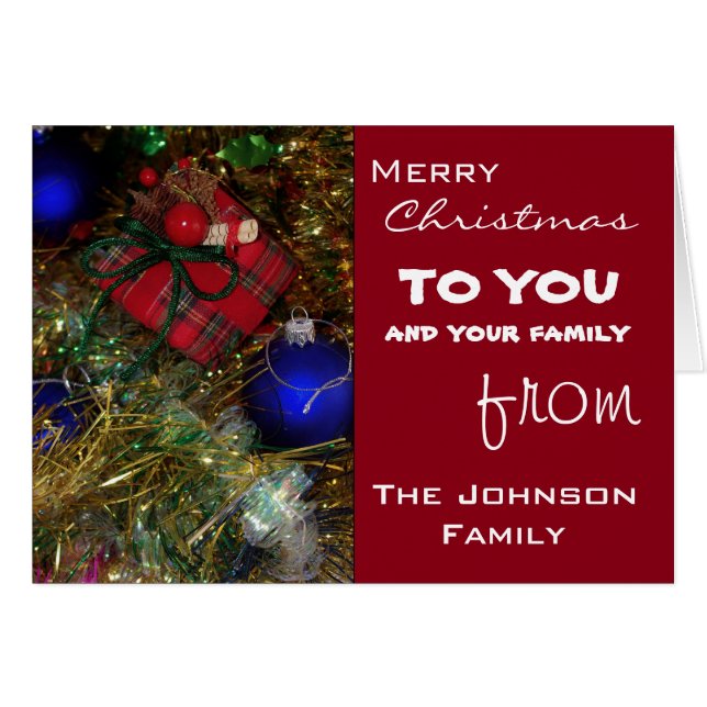 Cartões de natal (Frente Horizontal)