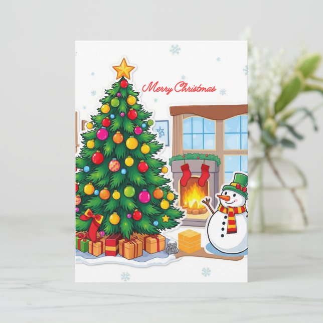 Cartões de Natal (Em pé/Frente)