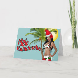 Cartões de Natal 02 de Mele Kalikimaka do Pinup de
