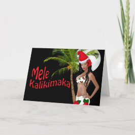 Cartões de Natal 03 de Mele Kalikimaka do Pinup de
