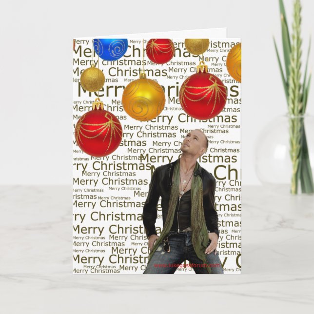 Cartões de Natal 2010 de Luke Goss (Frente)
