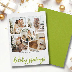 Cartões de natal 5 Foto e texto personalizados