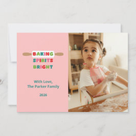 Cartões de Natal Baking Spirits Bright