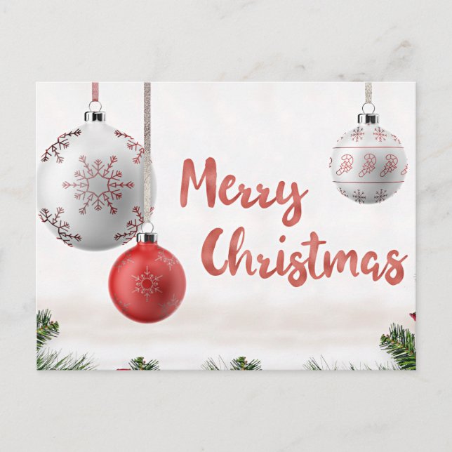 Cartões de natal, beleza na simplicidade. (Frente)