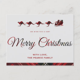 Cartões de Natal canguros, Santas Sleigh australia