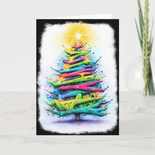 Cartões de Natal Coloridos Únicos