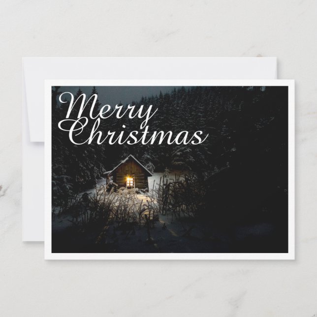 Cartões de natal com a Casa das Bruxas (Frente)