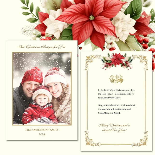 Cartões de Natal com Foto Católica Jesus Maria Jos (Criador carregado)