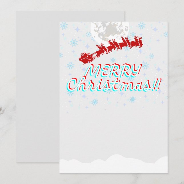 Cartões de natal - Cores de Pastel - Natal (2024) (Frente/Verso)