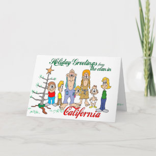 Cartões de natal da Califórnia