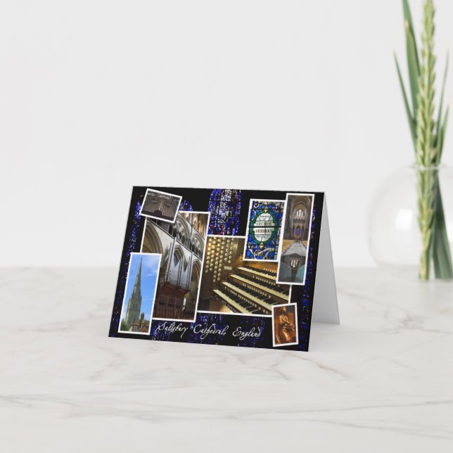 Cartões de natal da catedral de Salisbúria (Frente)