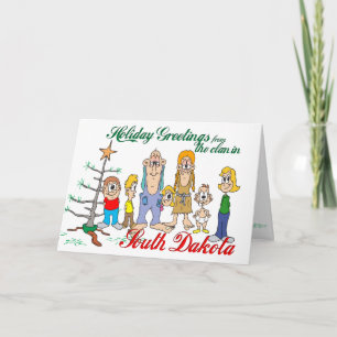 Cartões de natal da Dakota do Sul