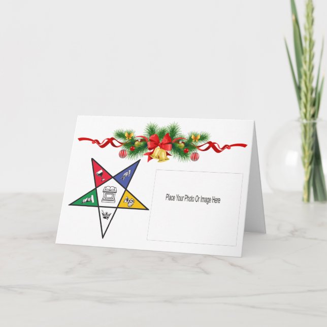 Cartões de natal da Estrela Oriental (Frente)