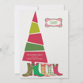 Cartões de Natal da Família Bonita