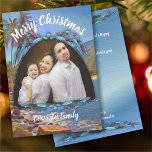 Cartões de natal da Família Christmas Beach 761<br><div class="desc">Pintura "Yelapa Beach 761" Coleção Espalhe alegria, compartilhe alegria, feliz tudo e um feliz sempre! Adicione sua foto favorita da família e personalize sua saudação. Cartões de natal projetados para iluminar o ano inteiro. Personalize na página do produto ou clique no botão "Personalizar" para obter mais opções de design. O...</div>