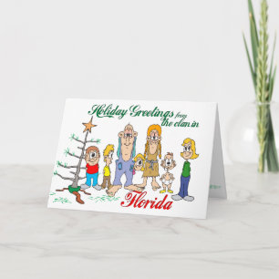 Cartões de natal da Florida