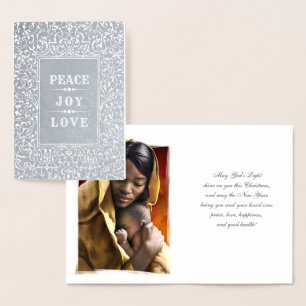 Cartões de Natal da Madonna e da Criança Luxury