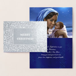 Cartões de Natal da Madonna e da Criança Luxury