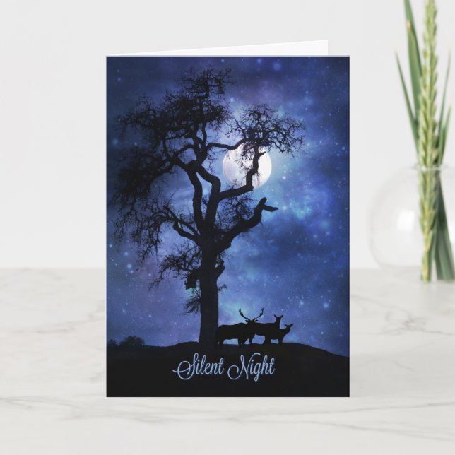 Cartões de Natal da natureza dos animais (Frente)