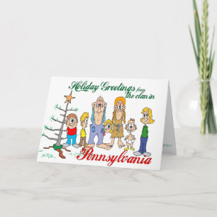 Cartões de natal da Pensilvânia