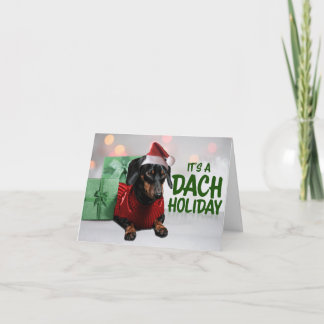 Cartões de Natal Dachshund