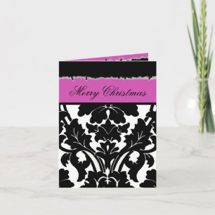 Cartões de Natal Damask Me PHOTO INSERT