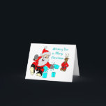 Cartões de Natal das artes marciais do papai noel<br><div class="desc">Papai Noel em um cinturão negro com seu desejo amigável do amigo da rena você Feliz Natal nestes cartões de natal apropriados para o karaté, Tae Kwon faz, Tang que Soo faz, judo, Kung Fu, todo denomina artistas marciais. Escolha o tamanho que você prefere e ordem exactlly o número de...</div>