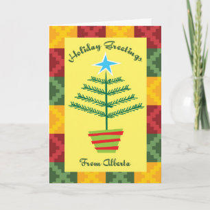 Cartões de natal De Alberta