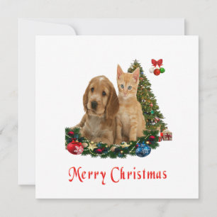 Cartões de Natal de animais